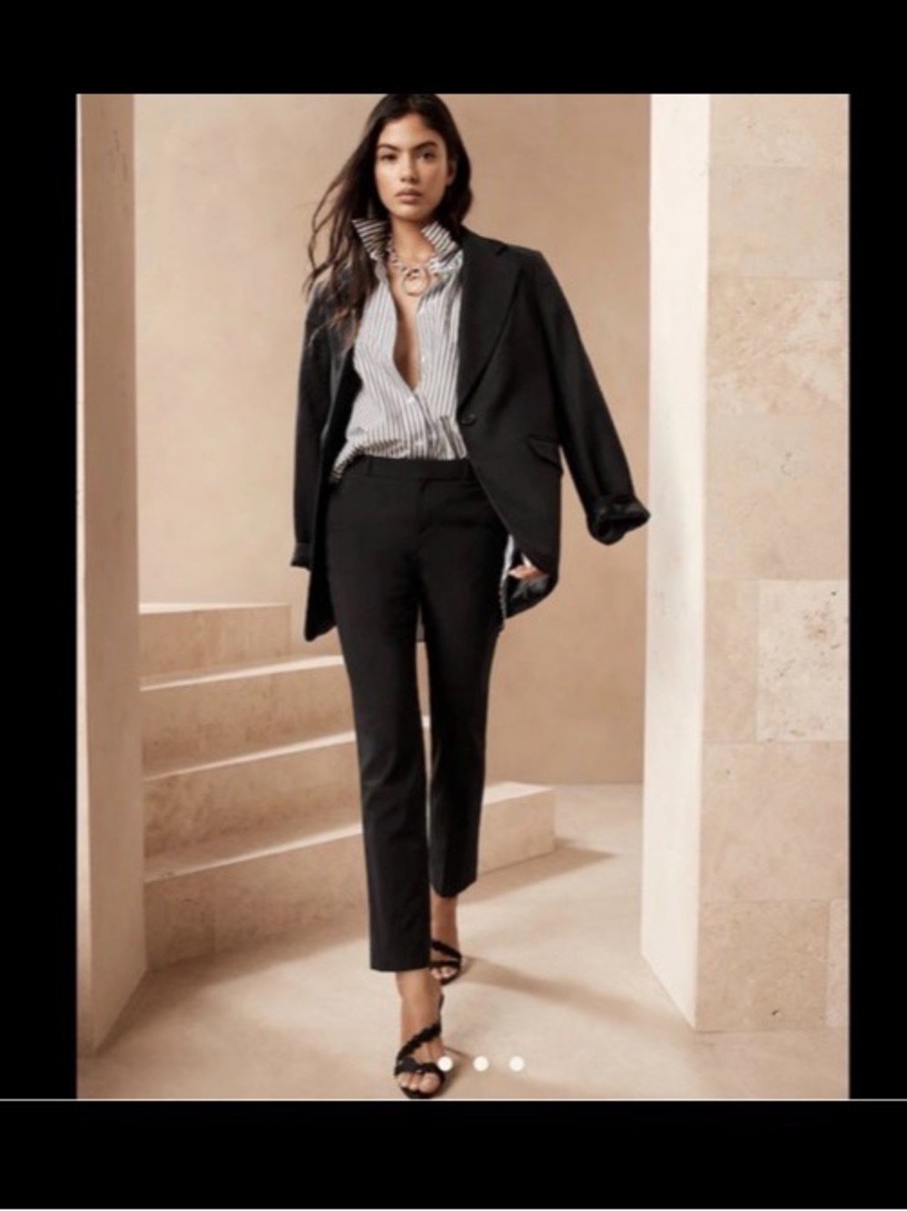 BR straight trousers